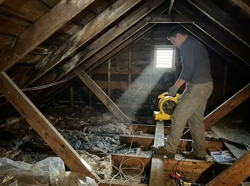 attic-water-damage-drying-proc-007 — frequently asked questions, Emergency Water Extraction & 24/7 Flood Response in Whitefi…